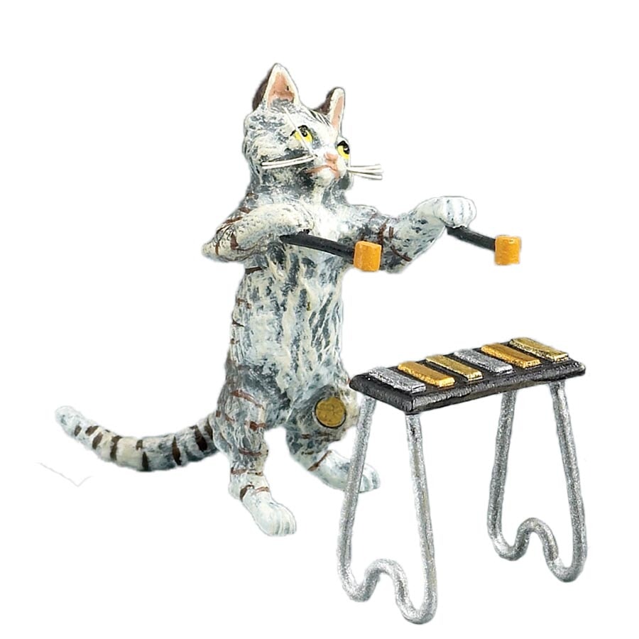 Austrian Bronze Cat Orchestra